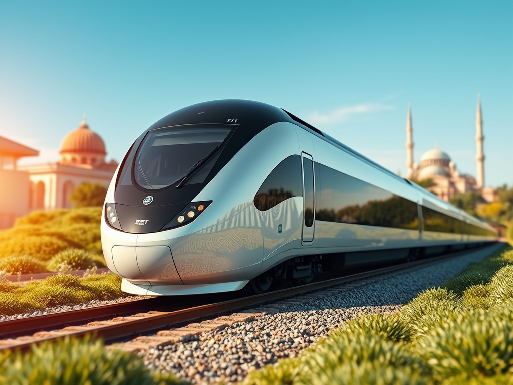 Nigeria and South Africa Partner in Financial Transparency create a highly detailed featured image showcasing a modern railway
