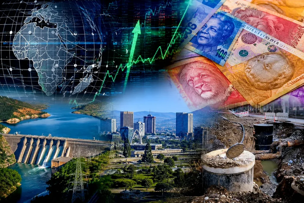 Illustration representing African financial markets