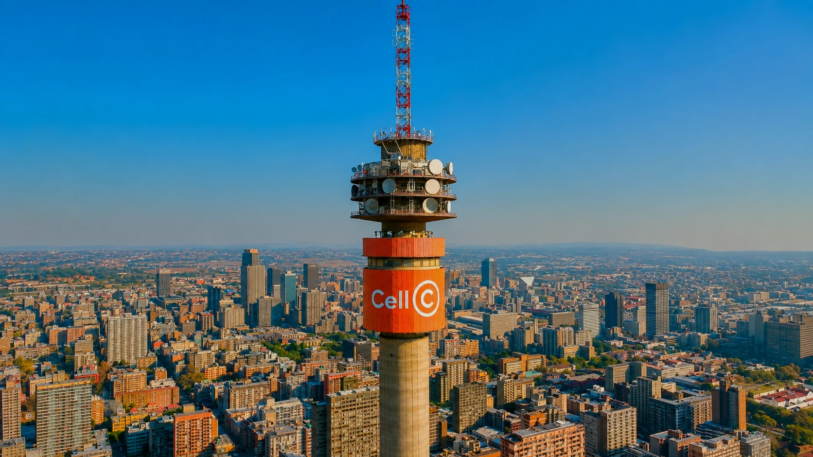 Cell C mobile network branding in South Africa