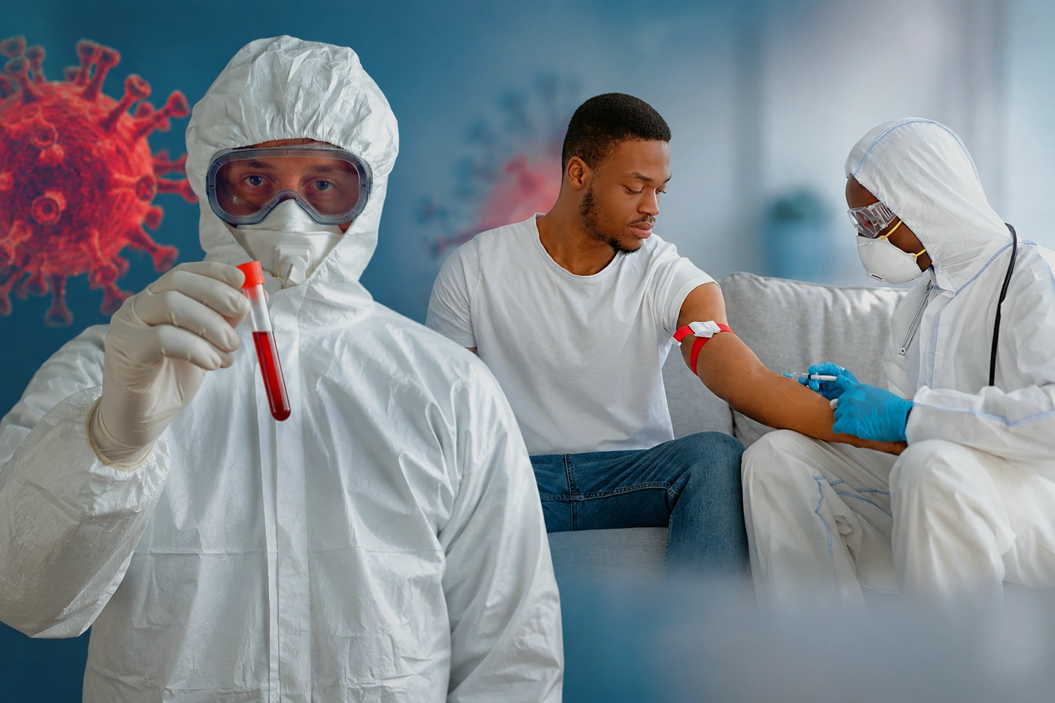 Ebola outbreak illustration for the Democratic Republic of Congo