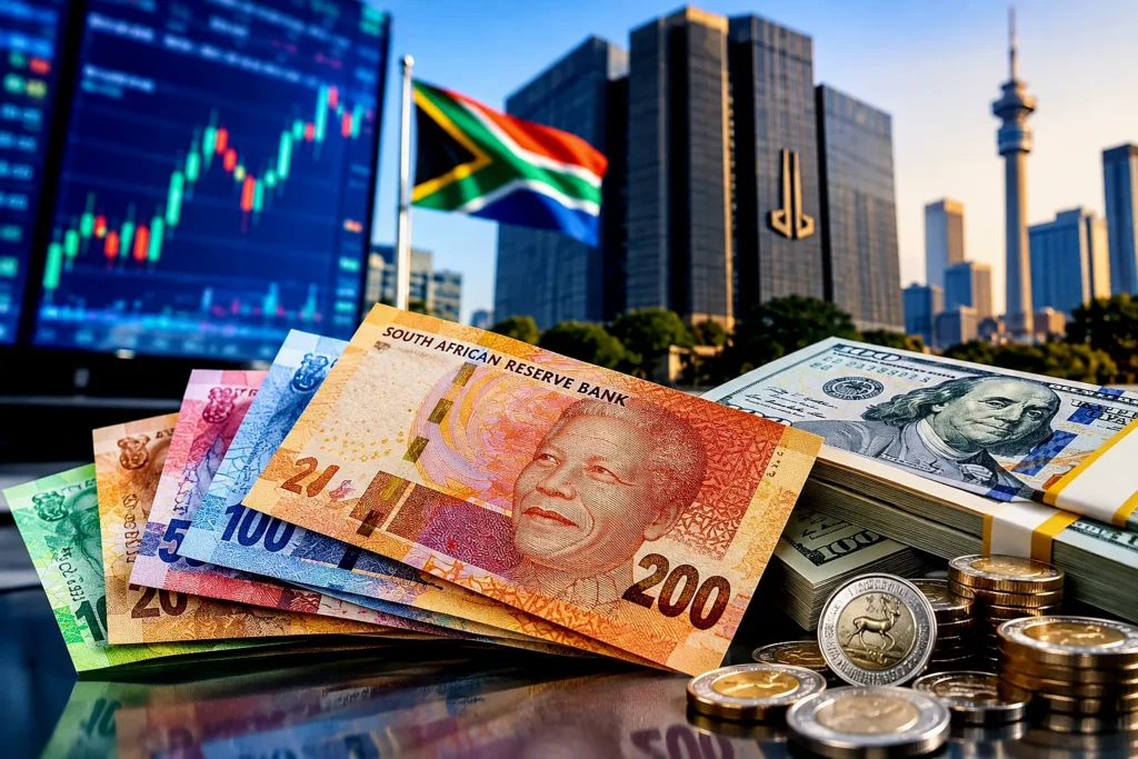 Image illustrating the South African rand