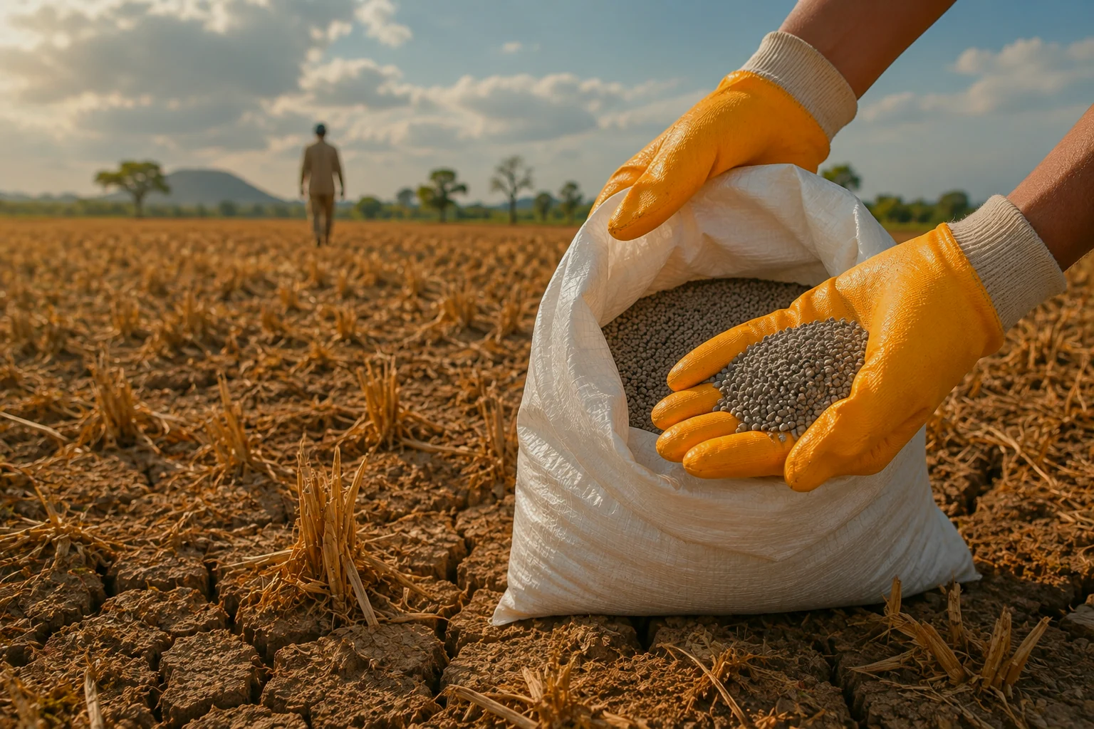Global food price surge illustration