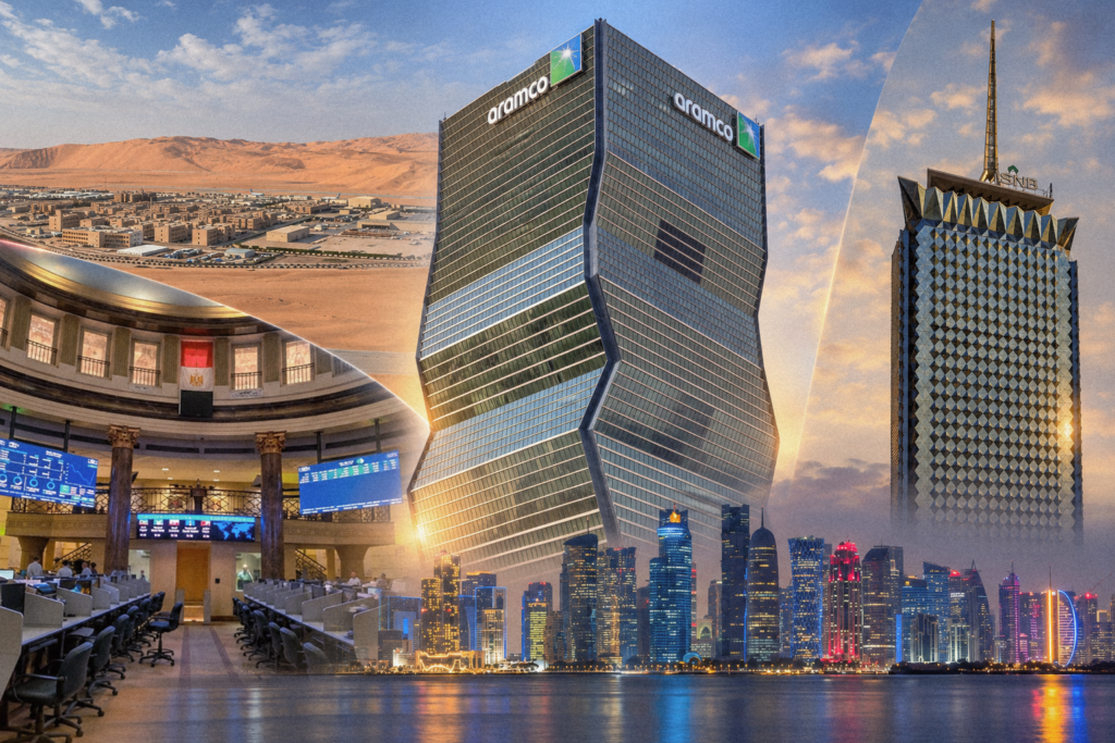 Image accompanying: Middle East Stock Markets Mixed as Oil Prices Lift Saudi Arabia While Egypt and Qatar Slide